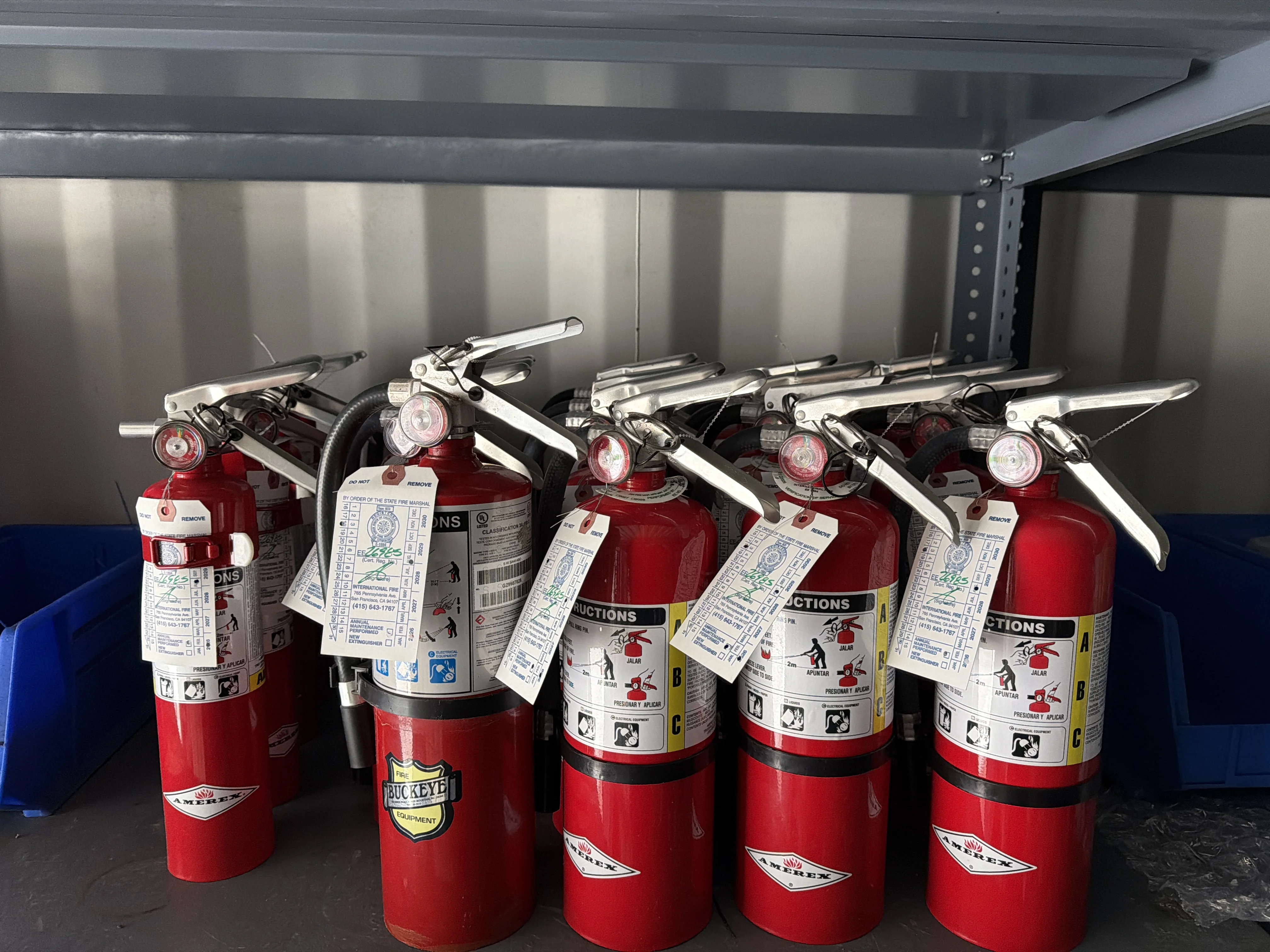 Fire Extinguisher Service at a Municipal Facility