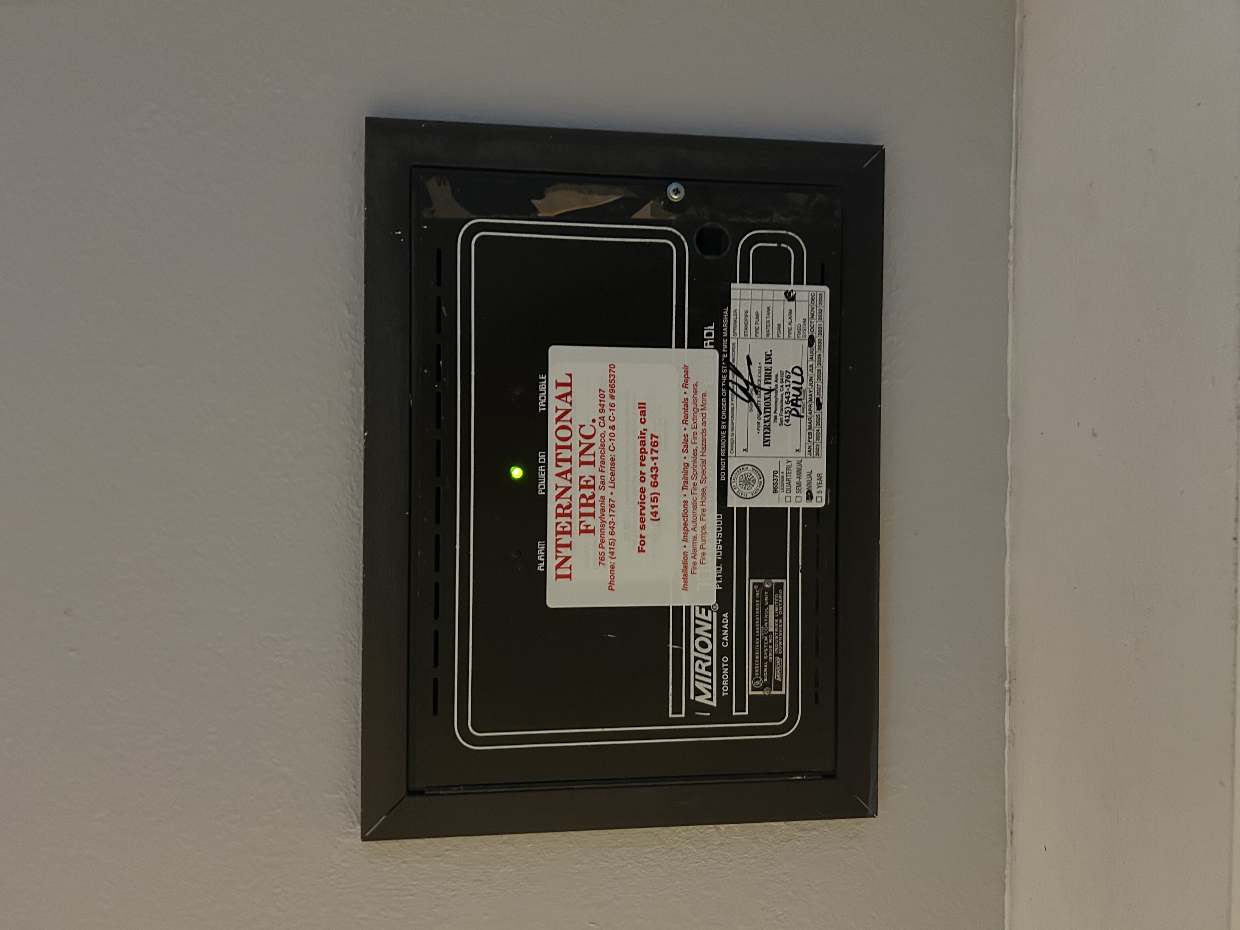 Fire Alarm Inspection & Certification in Pacific Heights, San Francisco