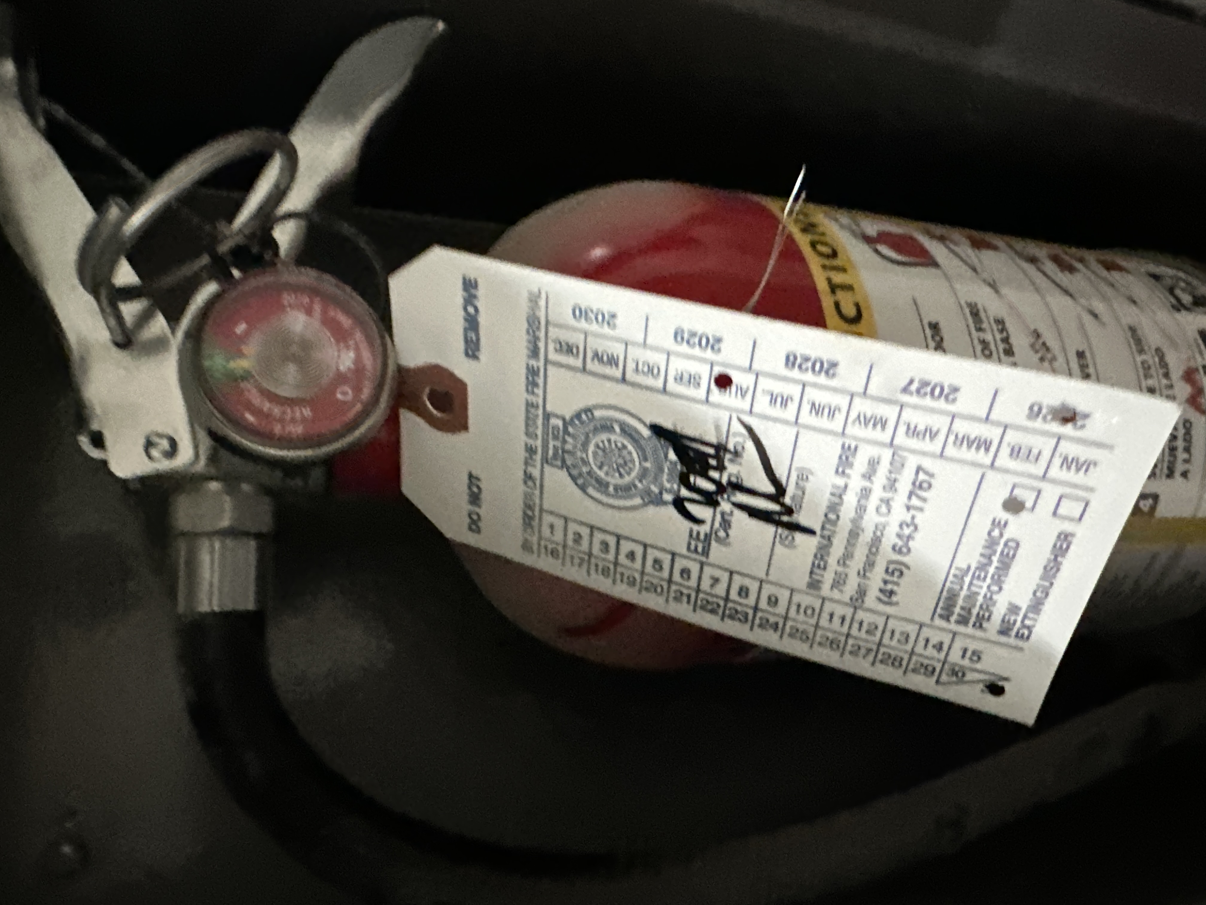 Fire Extinguisher Inspection & Certification in Pacific Heights, San Francisco